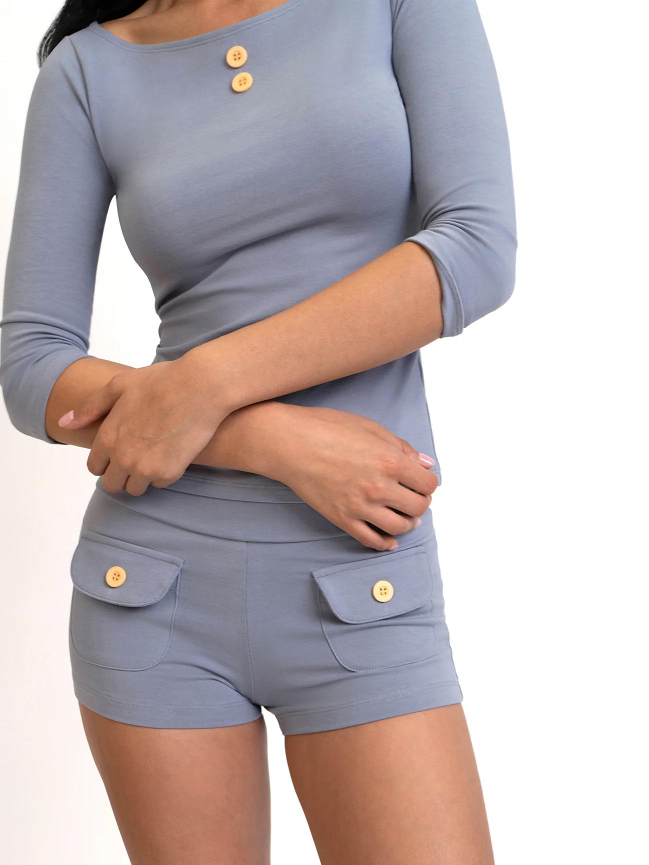 3/4 Sleeve Boat Neck Top - Image 16