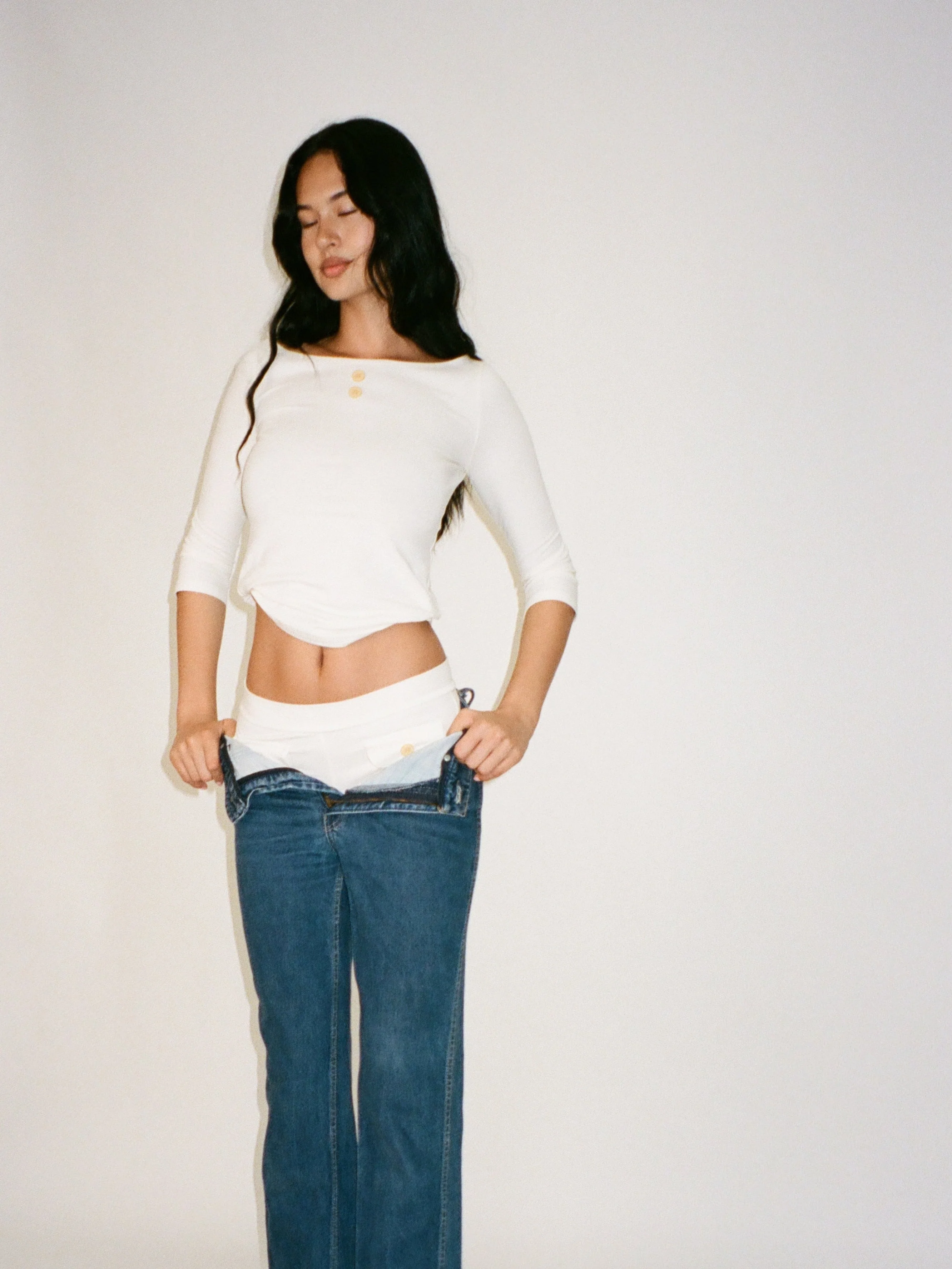 3/4 Sleeve Boat Neck Top - Image 26