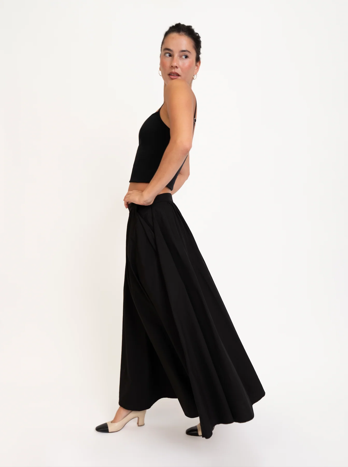 Pleated Poplin Skirt - Image 16