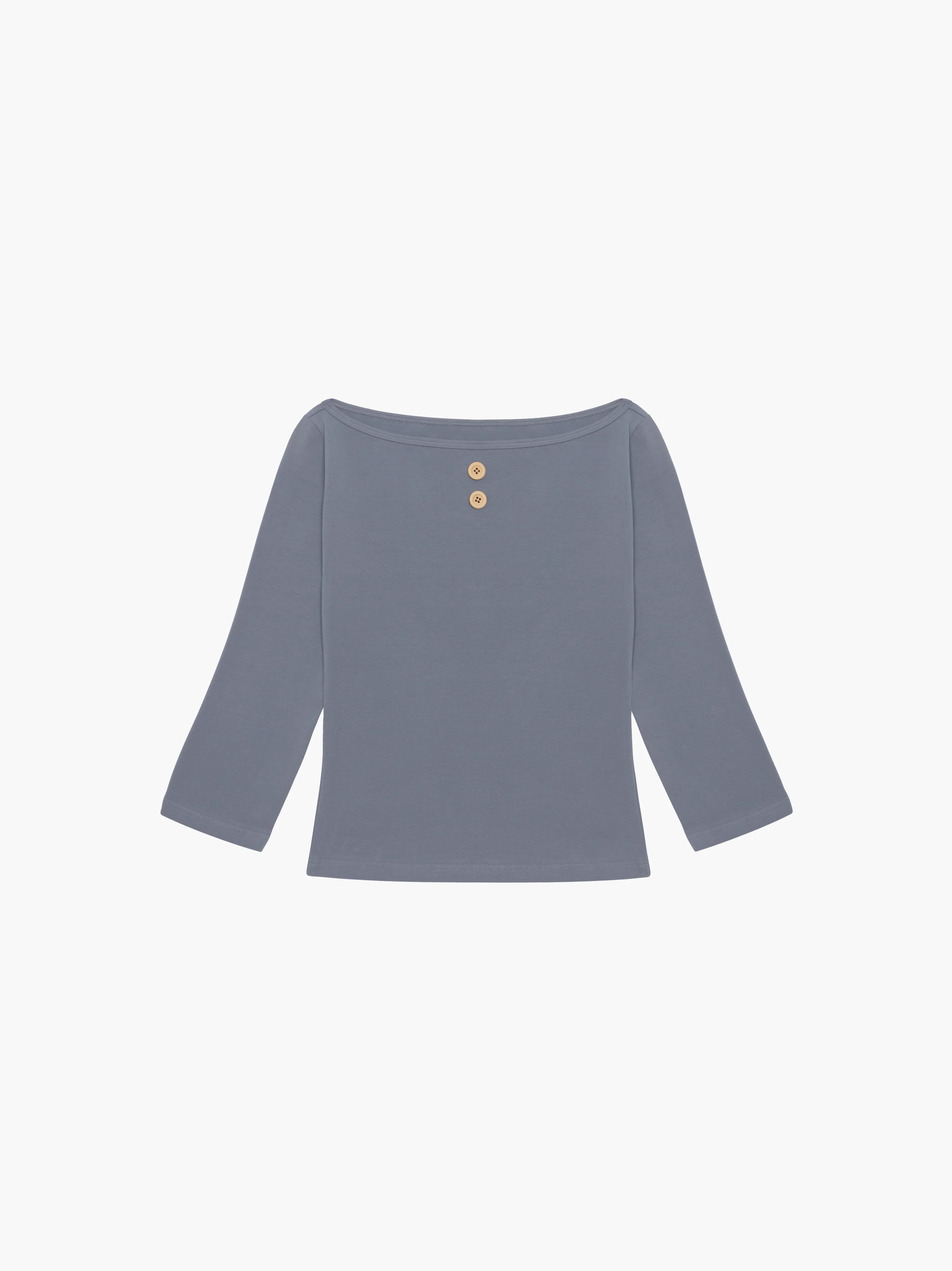 3/4 Sleeve Boat Neck Top - Image 15