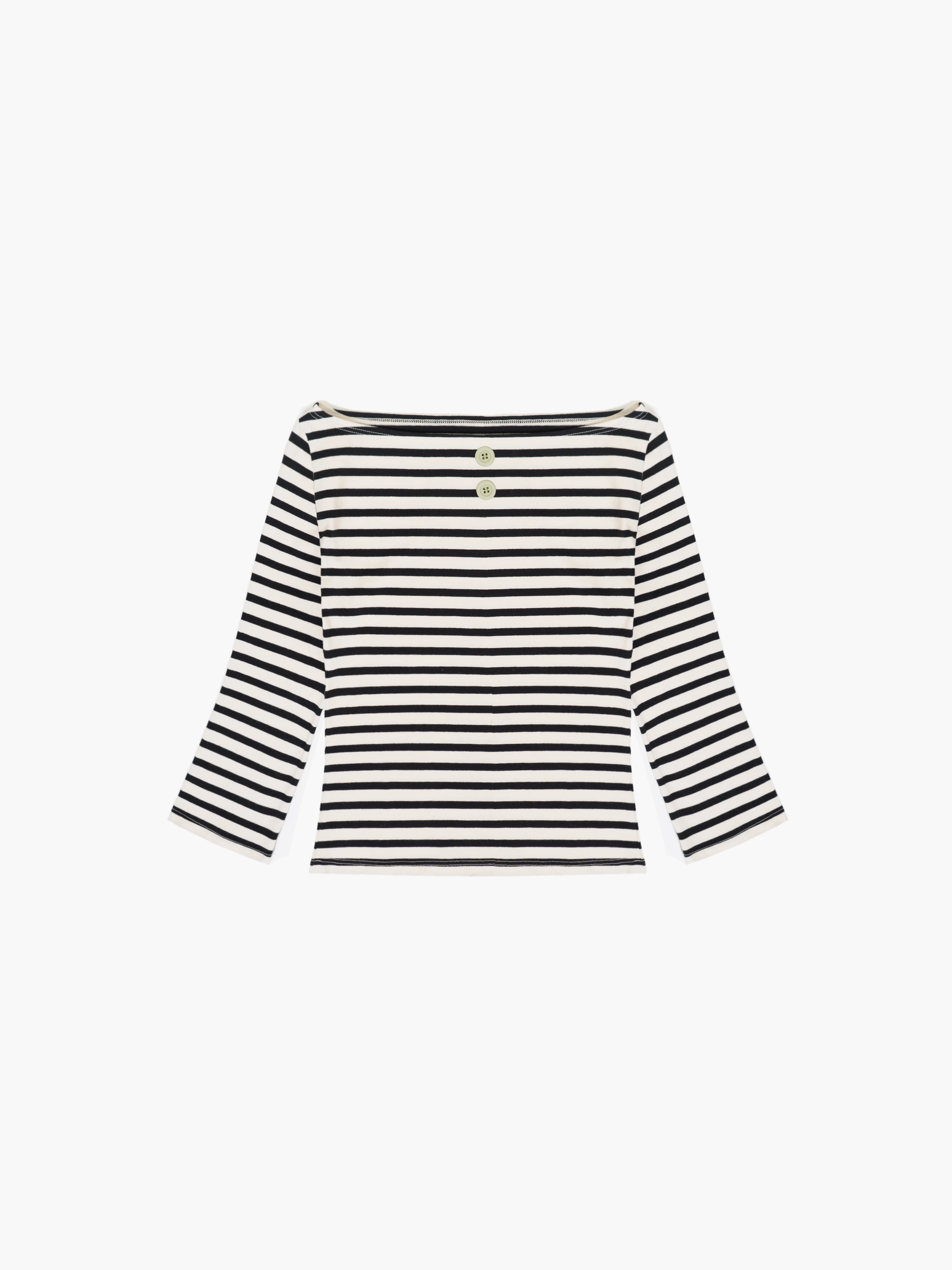 3/4 Sleeve Boat Neck Top - Image 4