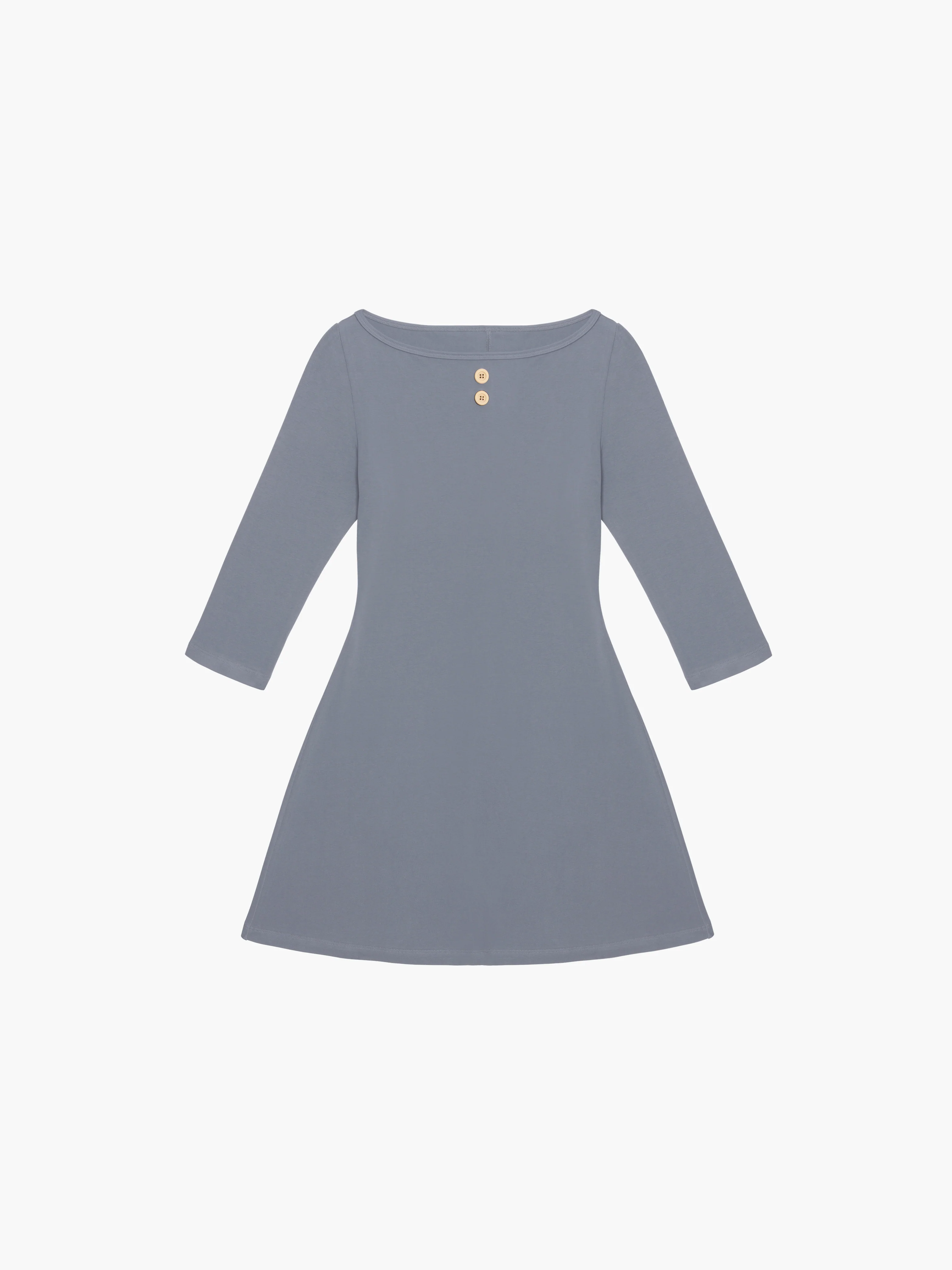 3/4 Sleeve Boat Neck Dress - Image 14